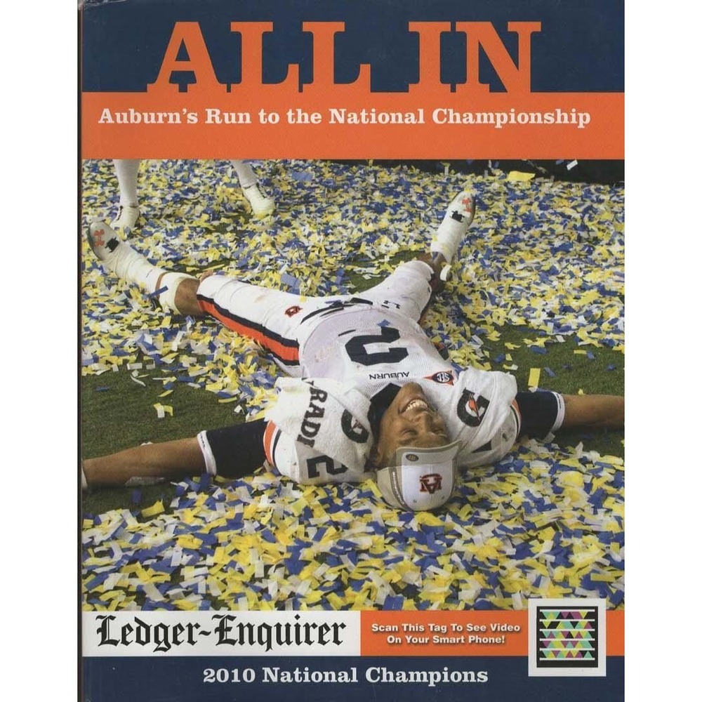 Auburn Tigers All In National Championship 2010 Football Book Ledger Enquirer